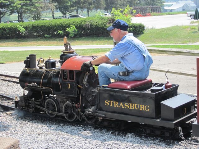 strasburg miniature steam train