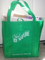 An "Aha!" Moment: Use Fabric Grocery Bags to Transport Recycling